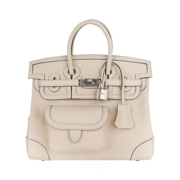 Utility Tote Bag | Minimalist Cream Structured Handbag